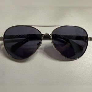 Women’s Black Aviator Sunglasses